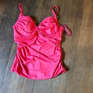 NWT L size Merona Swim/ Summer Top w/ underwire
